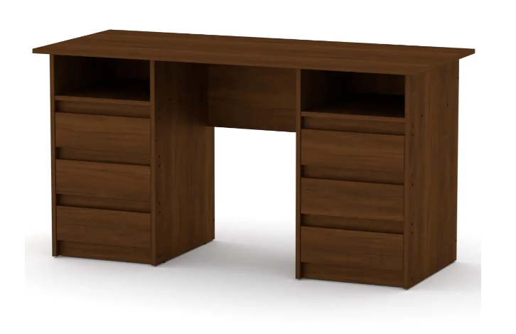 Стіл письмовий Компаніт Декан-3 горіх екко